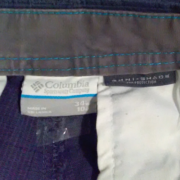 Columbia Omni-Shade grey shortssize 34w x 10L - Picture 4 of 4